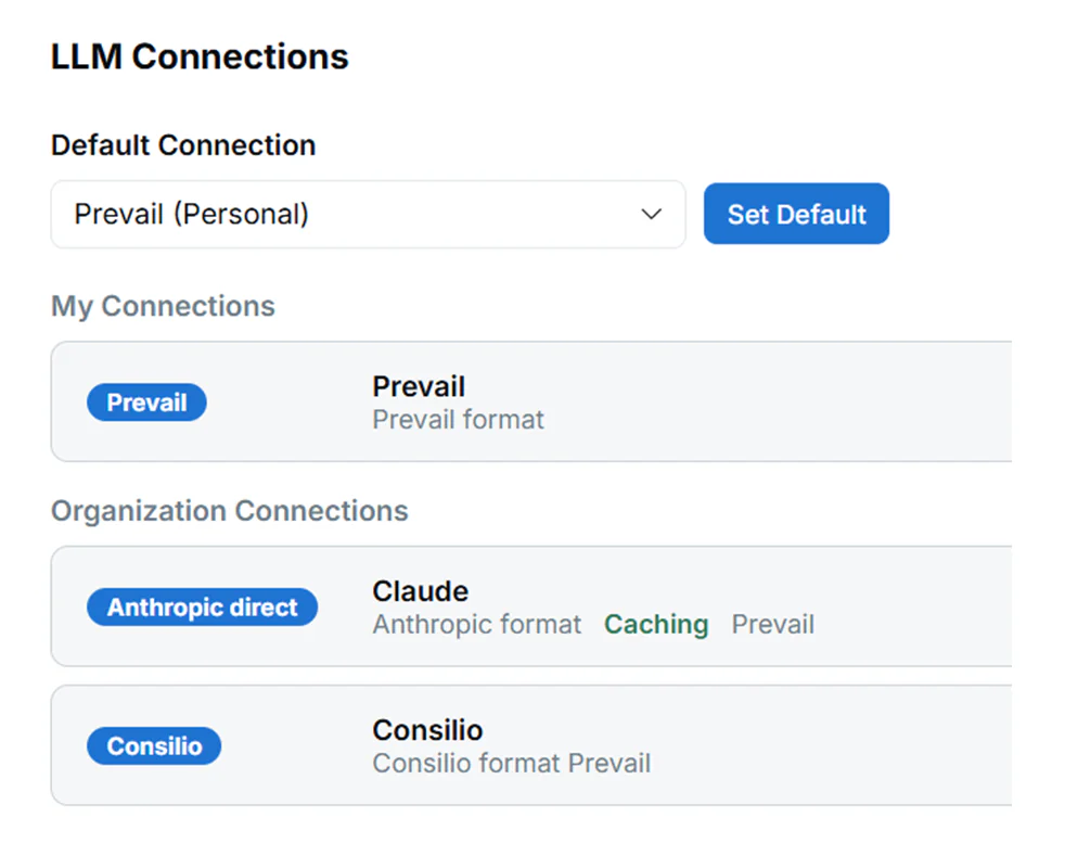 Works with the AI your firm already trusts