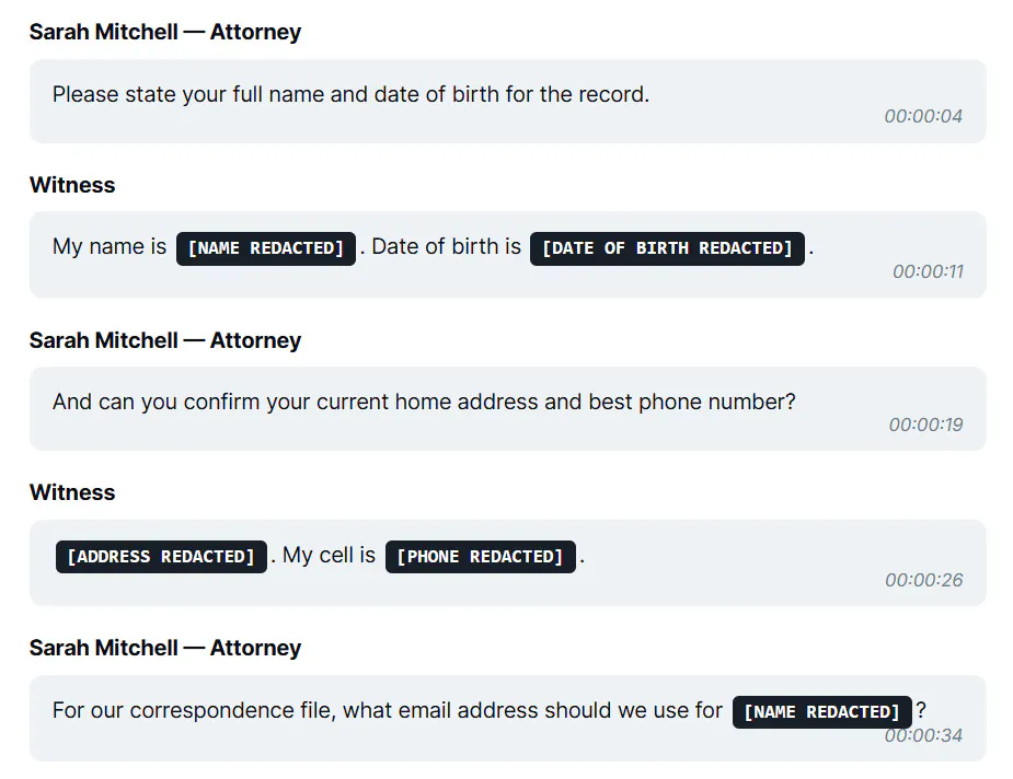 Agency Redaction & Data Processing
