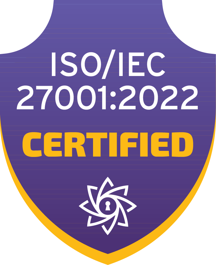 ISO/IEC 27001:2022 Certified