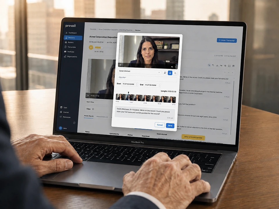 Turn the record into usable work product