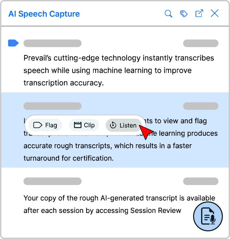 Prevail’s AI Speech Capture Provides Instant Transcription for the Legal Industry and Beyond
