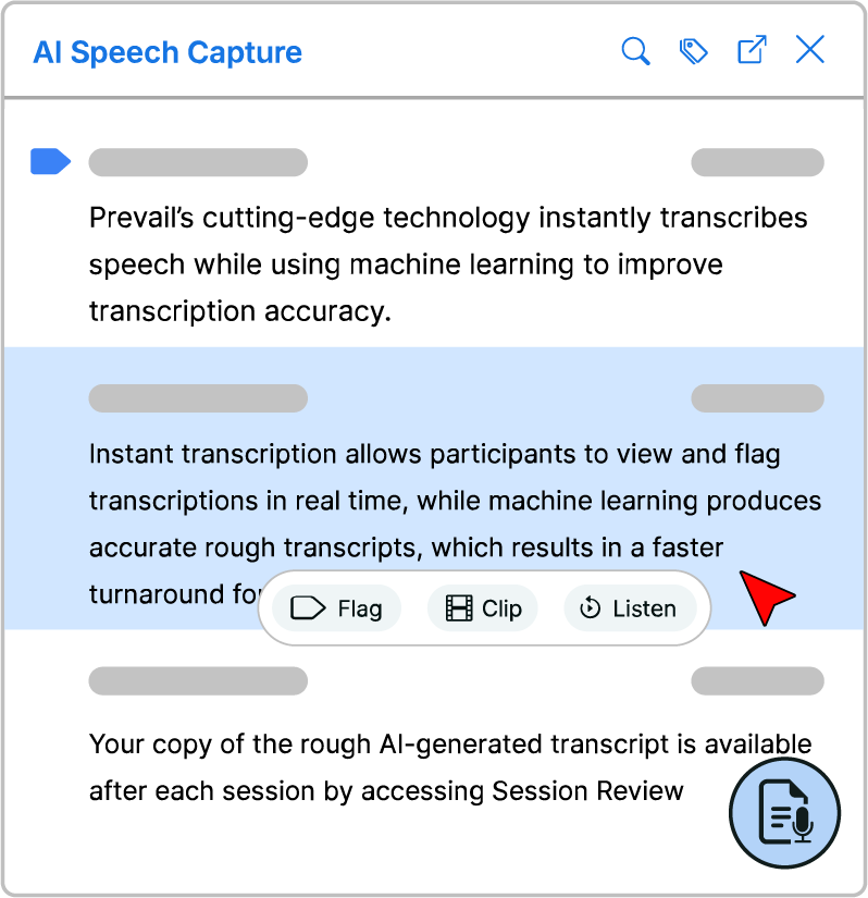 Prevail’s AI Speech Capture Provides Instant Transcription for the Legal Industry and Beyond