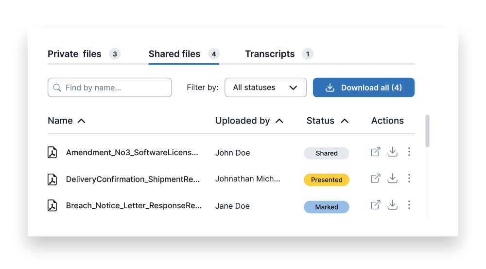 What’s New at Prevail: Secure and Streamlined Exhibit Management, Instant Transcription, and More